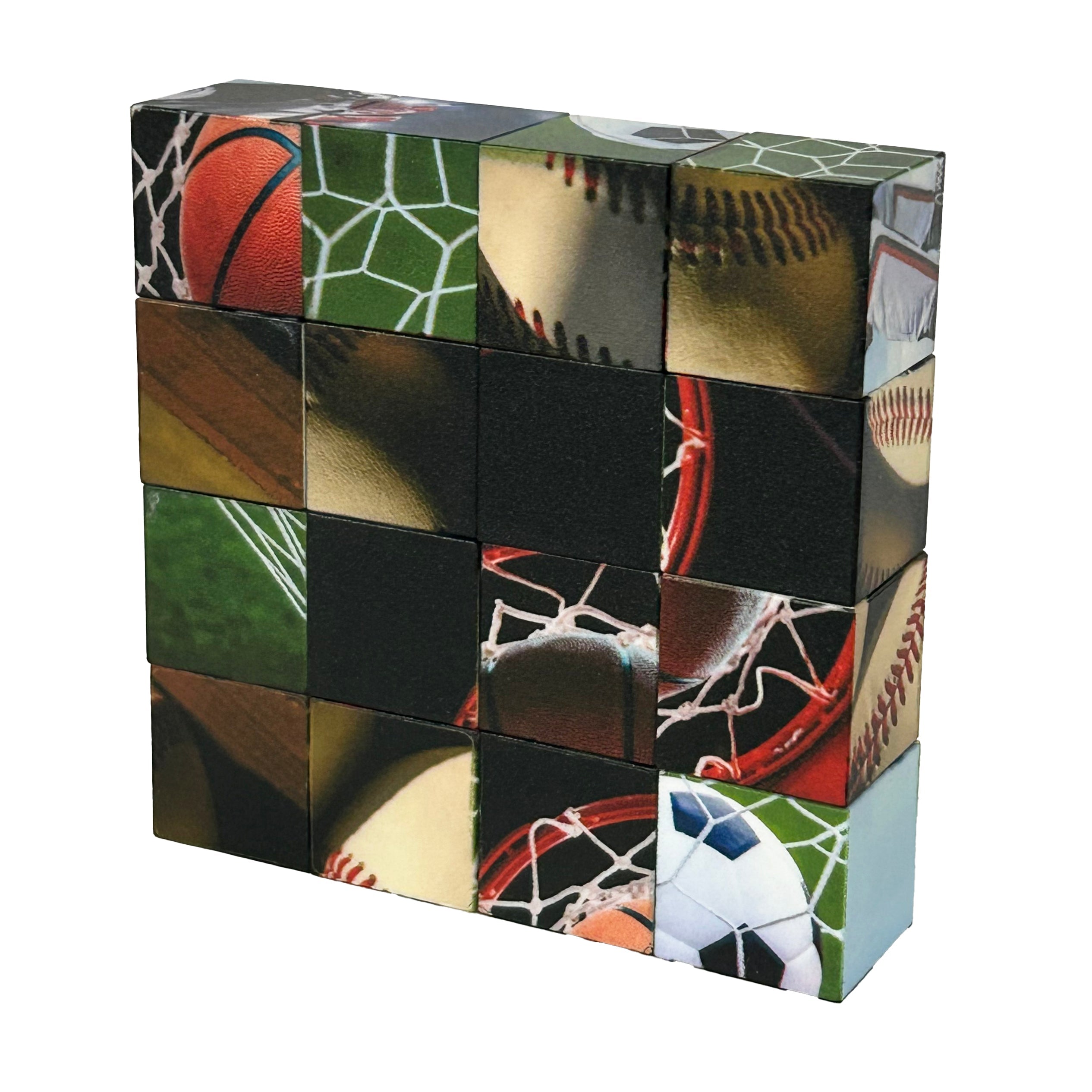 Click Blocks - Magnetic 16 pc Sports Puzzle