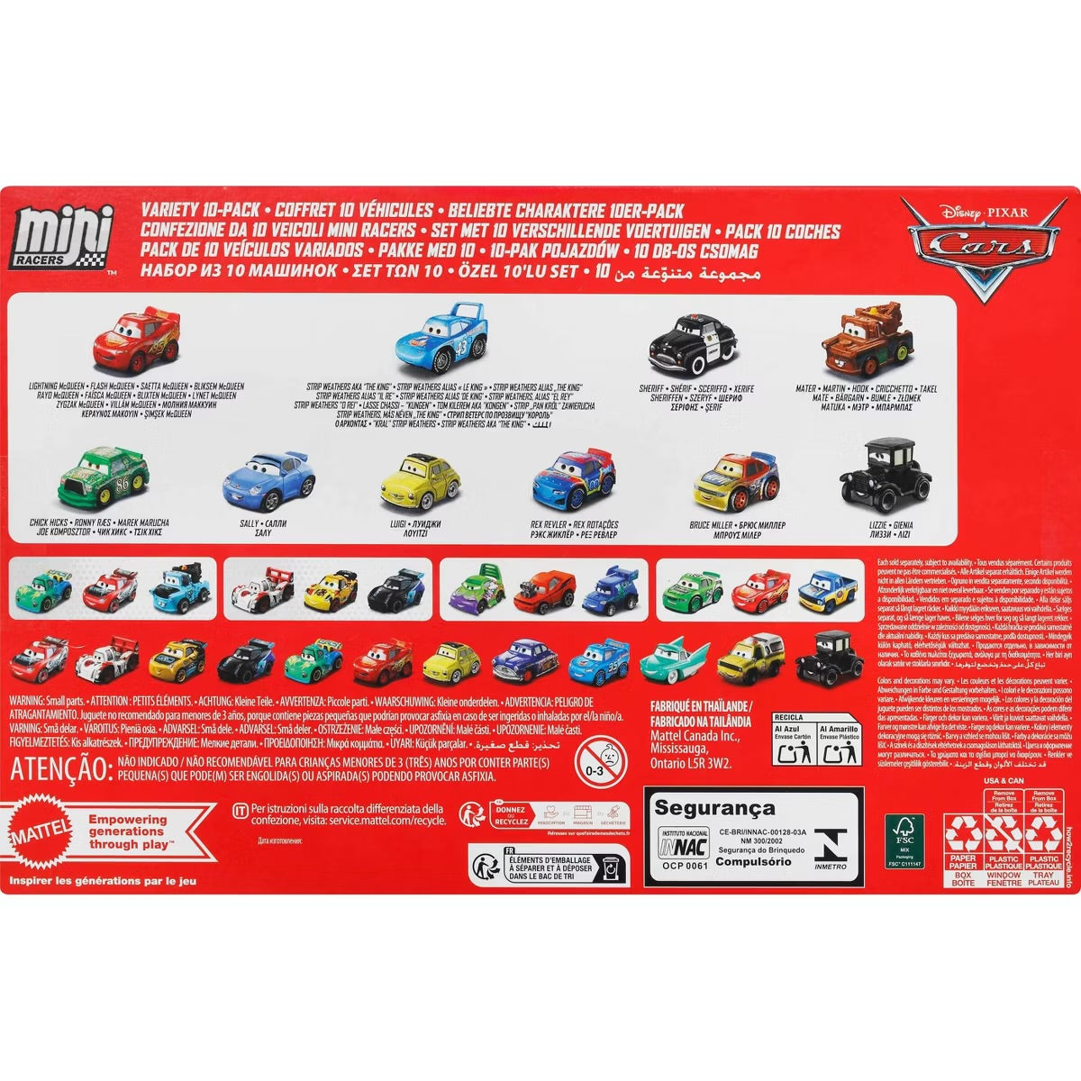 Cars Mini 10 Pack