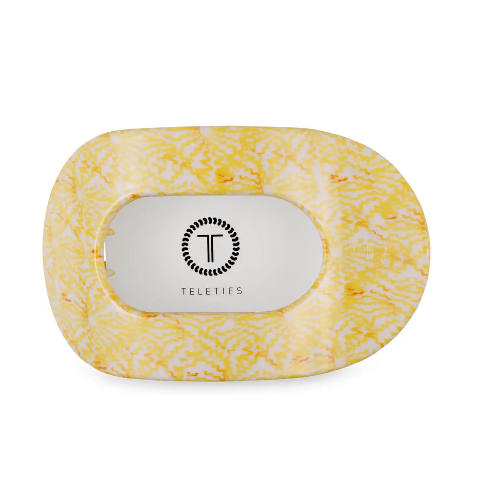 Teleties Round Flat Hair Clip Large Fun in the Sun