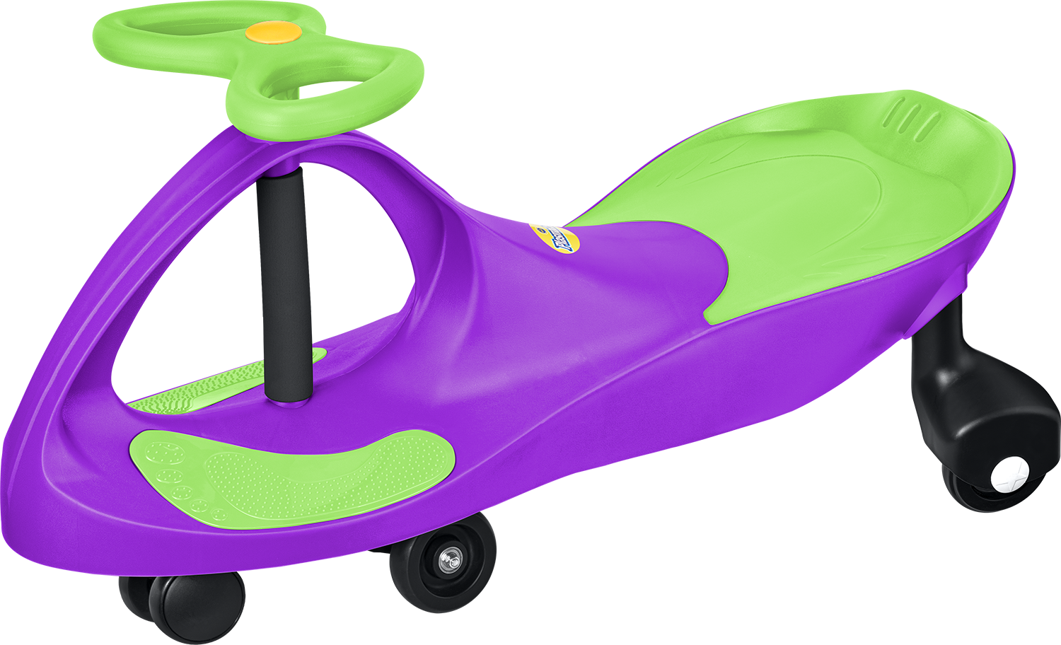 Purple and Green Plasma Car