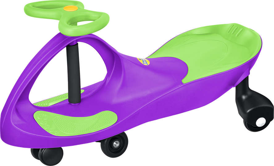Purple and Green Plasma Car