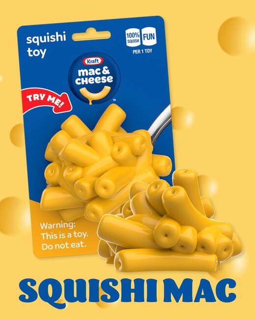 Mac & Cheese Squishy Toy