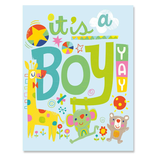 CARD SMALL: ENCLOSURE CARD ITS A BOY