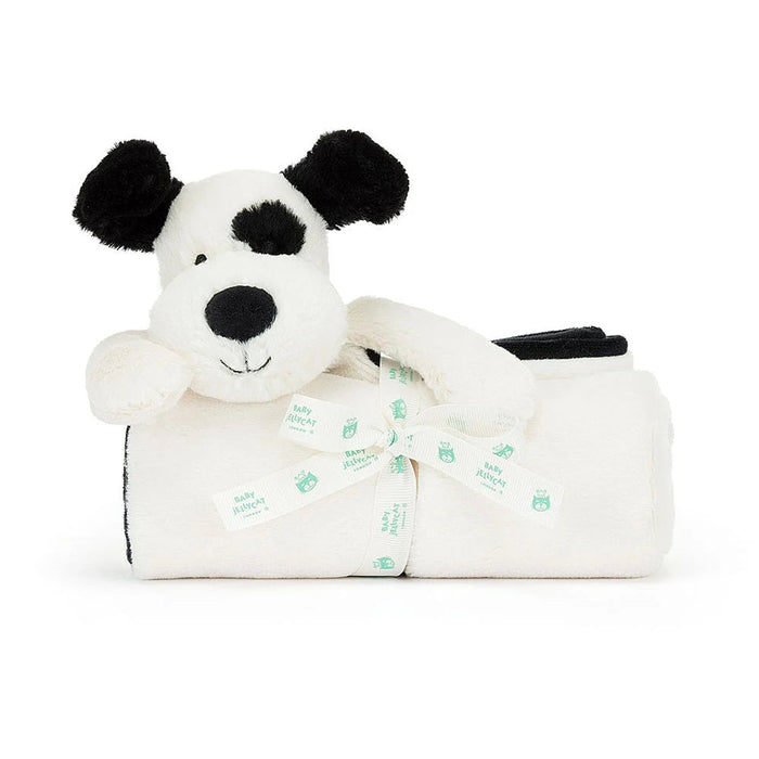 Bashful Black Pup Blankie