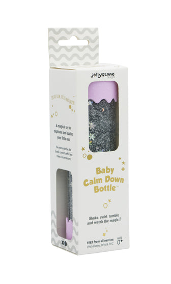 Jellystone Designs Baby Calm Down Bottle Sensory Toy Bubblegum