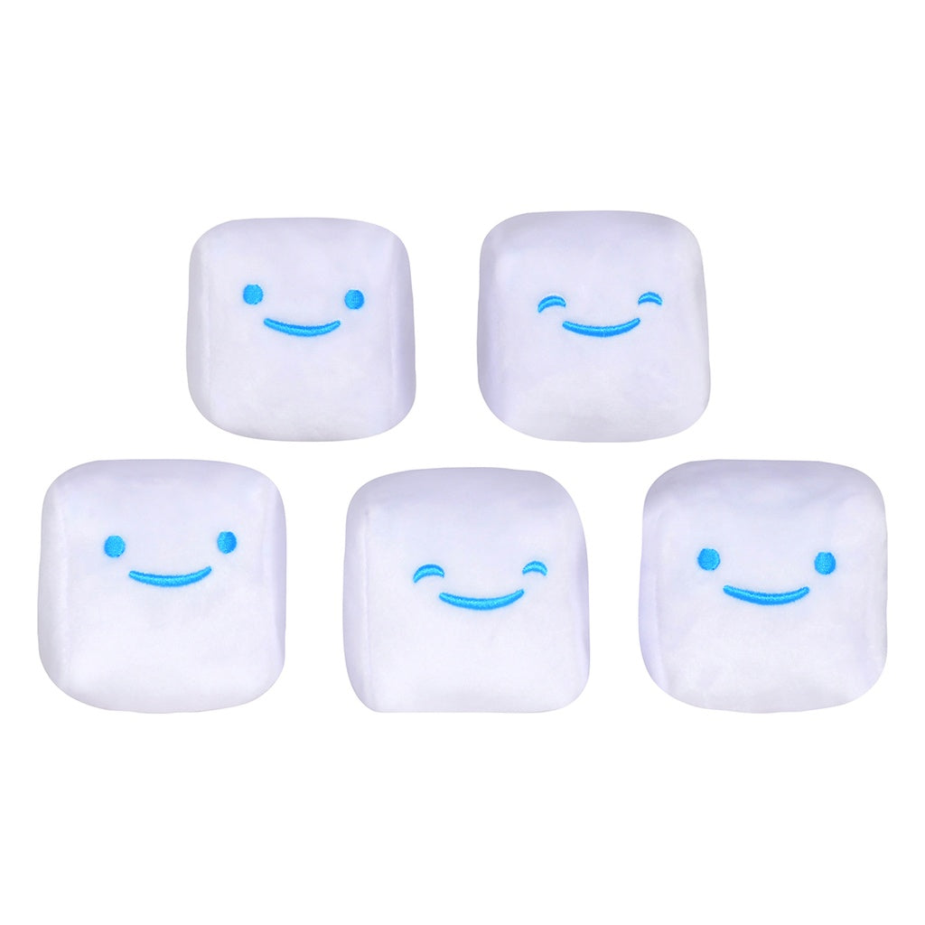 Jet-Puffed Marshmallows Decorative Packaging Plush Pillow with Removable Marshmallows