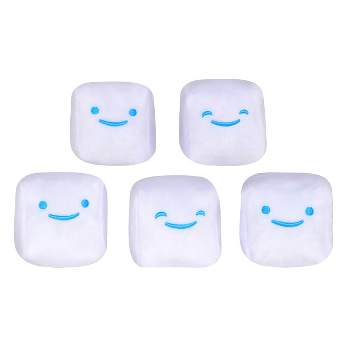 Jet-Puffed Marshmallows Decorative Packaging Plush Pillow with Removable Marshmallows