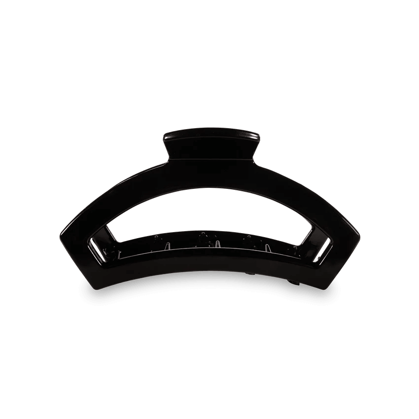 Teleties Open Small Hair Clip Jet Black