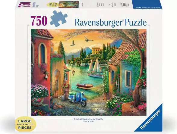 Jigsaw Puzzle European Villa Views - 750 Large Pieces Pieces Puzzle