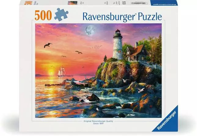 Lighthouse at Sunset 500