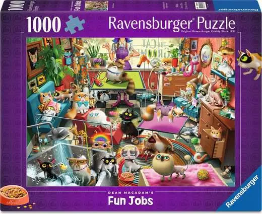 Ravensburger The Cat Groomer 1000 piece Puzzle