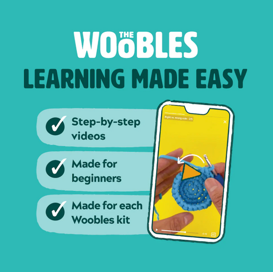 Woobles Wally the Koala Crochet Kit for Beginners
