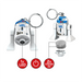 LEGO Star Wars R2-D2 Key Light KE21H