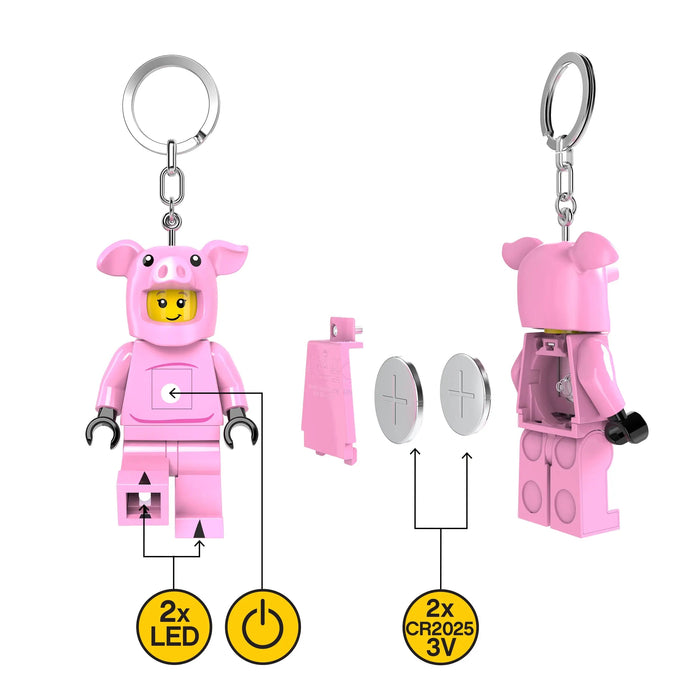 LEGO Piggy Girl Keychain Light KE212H