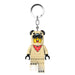 LEGO Pug Costume Guy Keychain Light KE213H