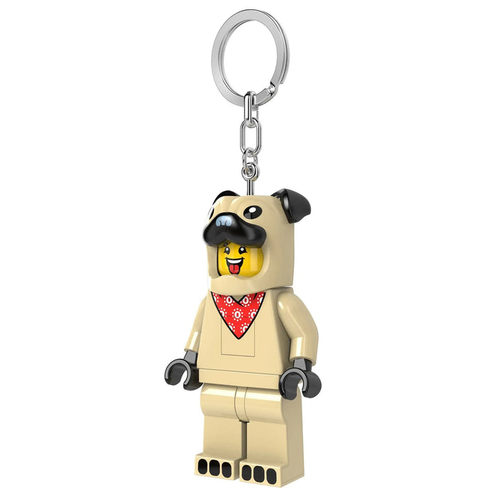 LEGO Pug Costume Guy Keychain Light KE213H
