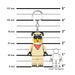 LEGO Pug Costume Guy Keychain Light KE213H