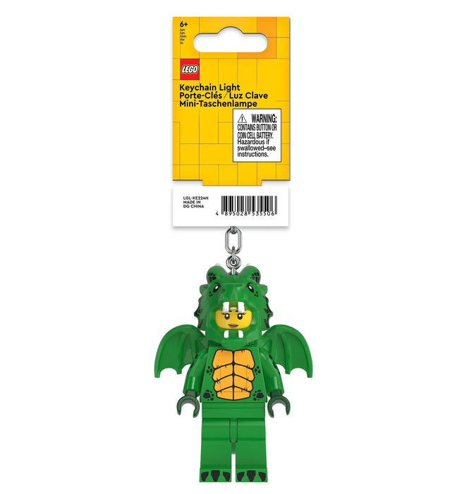 LEGO Green Dragon Costume Girl Keychain Light KE224H