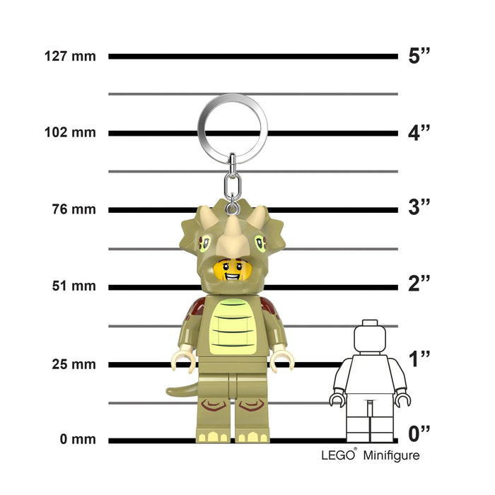 LEGO Triceratops Costume Fan Keychain Light KE238H