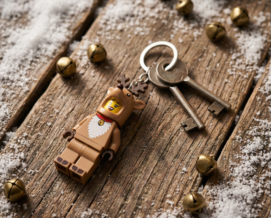 LEGO Minifigures Reindeer Costume Keychain Light KE260H