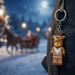 LEGO Minifigures Reindeer Costume Keychain Light KE260H