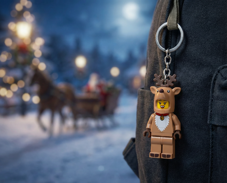 LEGO Minifigures Reindeer Costume Keychain Light KE260H