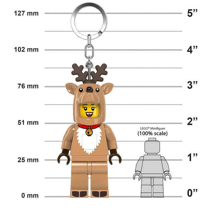 LEGO Minifigures Reindeer Costume Keychain Light KE260H