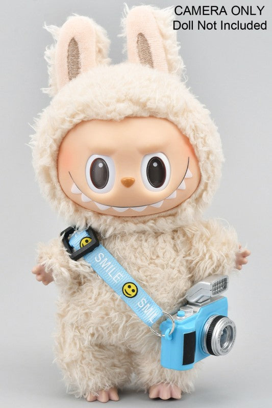 Labubu Blue Camera with Strap Accessory