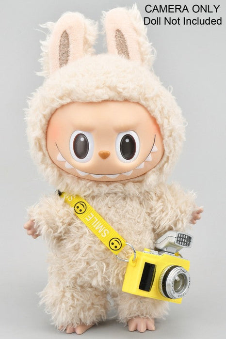 Labubu Yellow Camera with Strap Accessory
