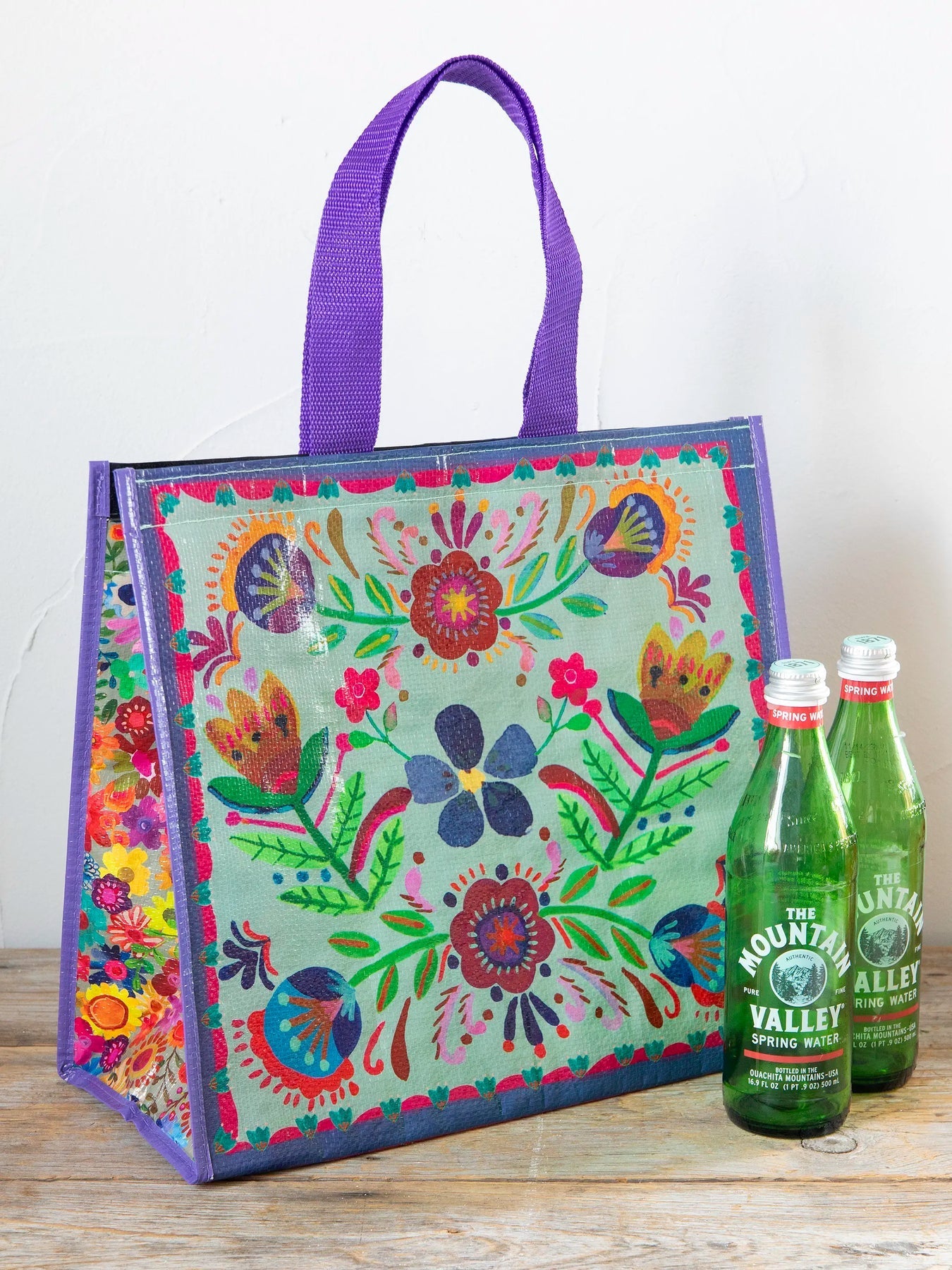 Floral Insulated Cooler Tote