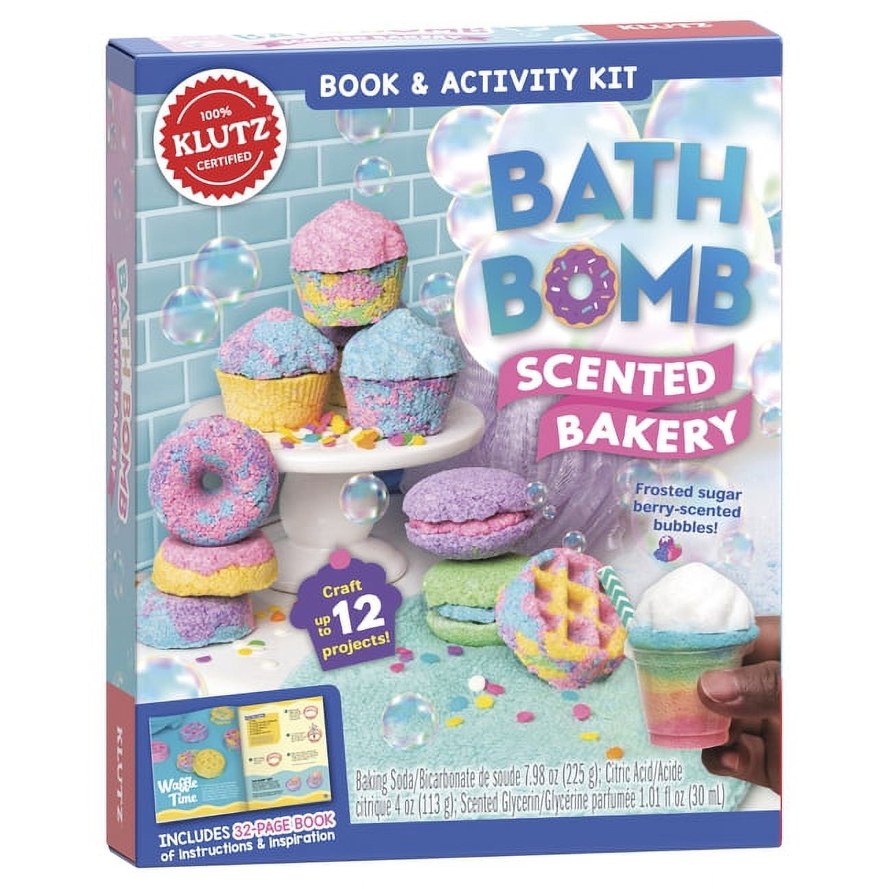 Klutz Scented Bakery Bath Bomb DIY Craft Kit