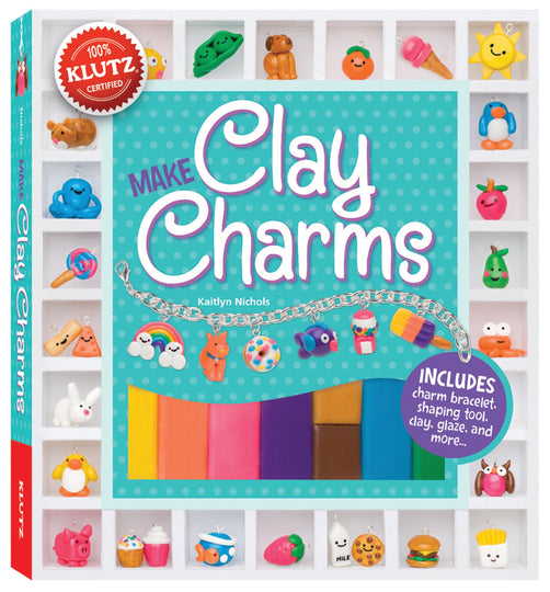 Klutz Clay Charm Making DIY Jewelry Kit Ages 8+