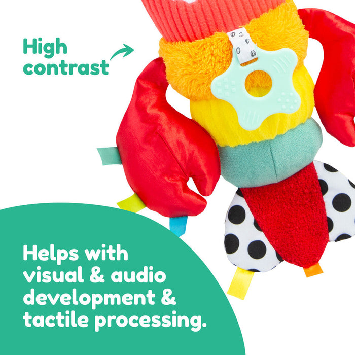 Liam the Lobster Clip & Go Infant Toy