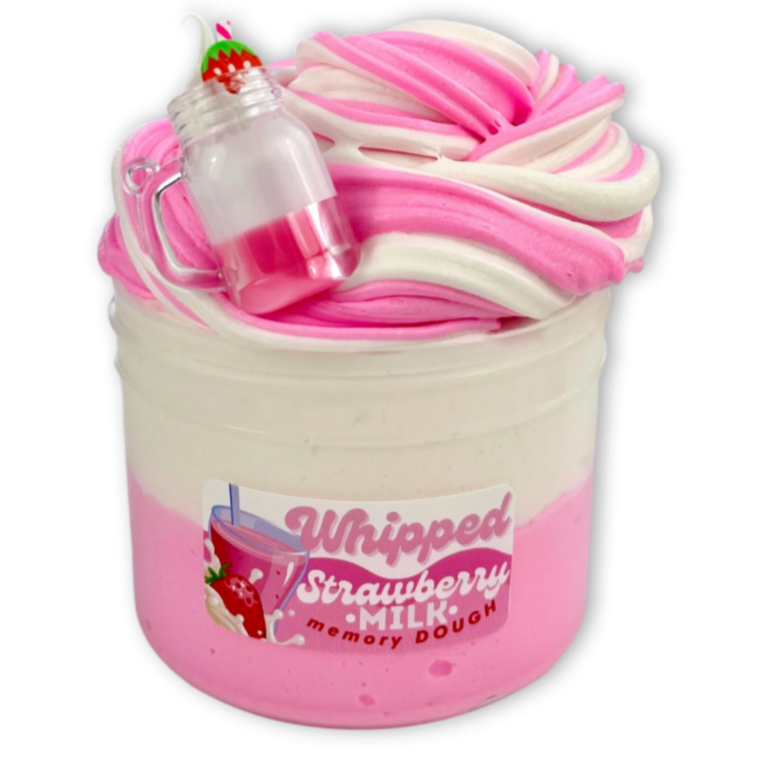 Whipped Strawberry Milk Dope Slime