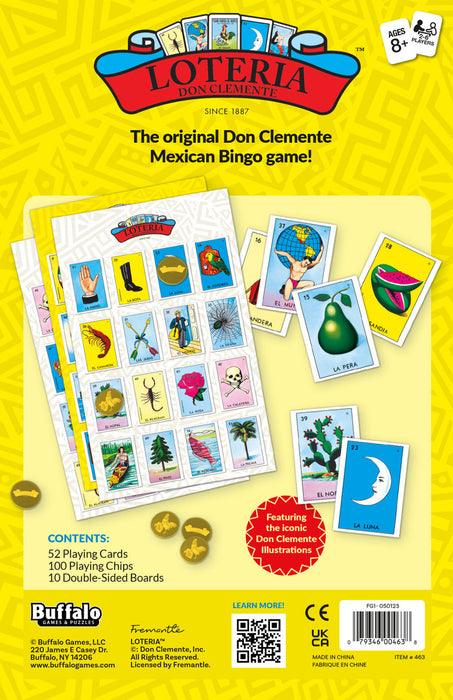 Buffalo Games Loteria Mexican Bingo Board Game