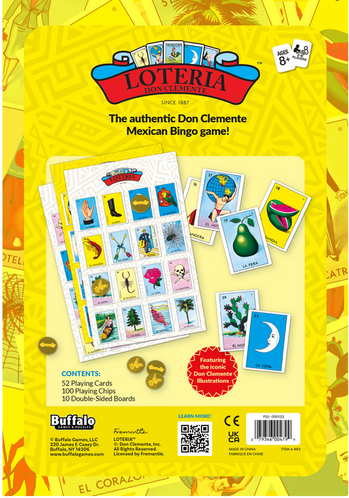 Buffalo Games Loteria Mexican Bingo Board Game