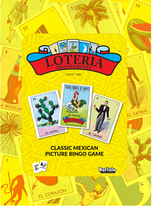 Buffalo Games Loteria Mexican Bingo Board Game