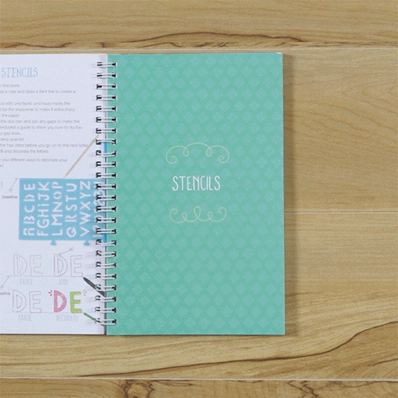 Tiger Tribe Lovely Book of Lettering Creative Activity Kit