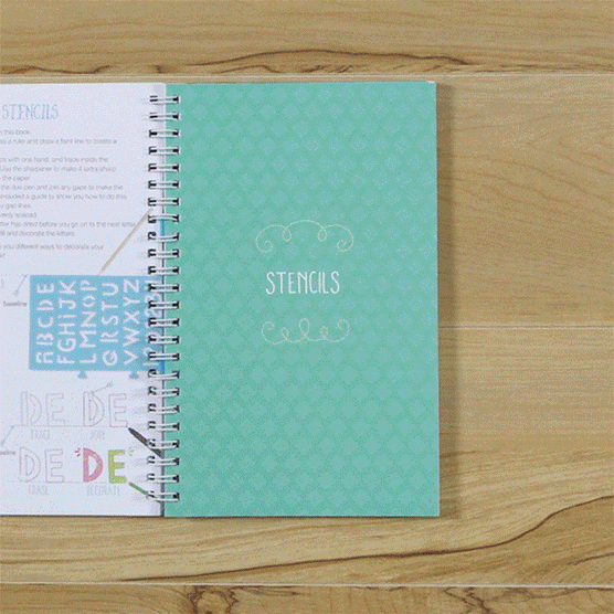 Tiger Tribe Lovely Book of Lettering Creative Activity Kit