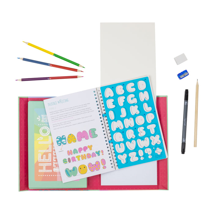 Tiger Tribe Lovely Book of Lettering Creative Activity Kit