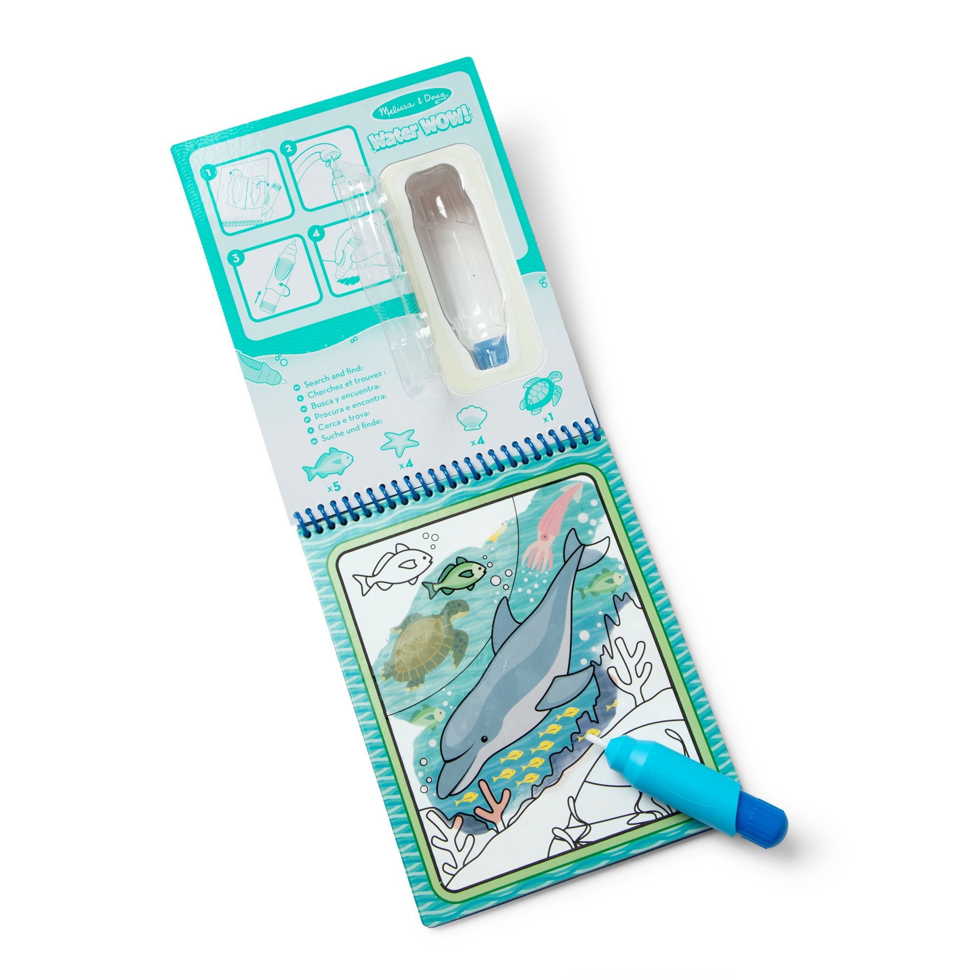 Melissa & Doug Water Wow! Under The Sea Water Reveal Pad