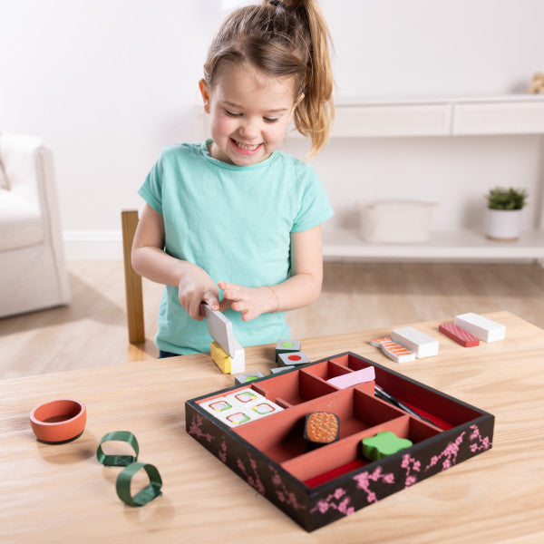 Melissa & Doug Sushi Slicing Playset 24-Piece Wooden Toy