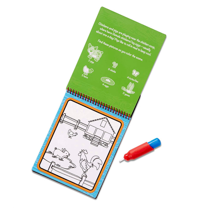 Melissa & Doug Water Wow! Farm Reusable Coloring Pad
