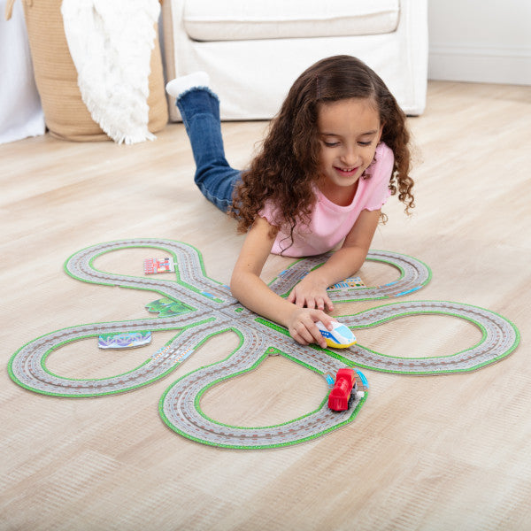 Melissa & Doug BYO Tracks Floor Puzzle 48-Piece Set
