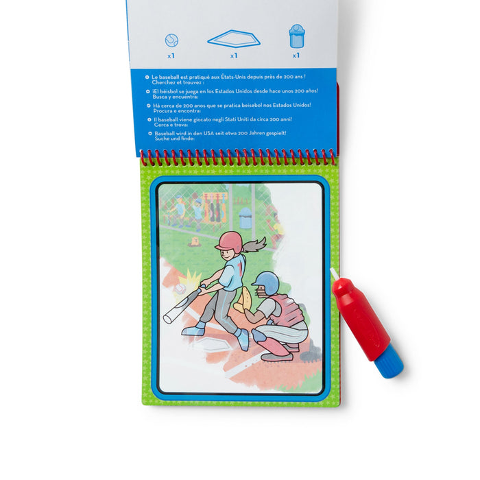 Melissa & Doug Water Wow Sports Water Reveal Pad Activity Book