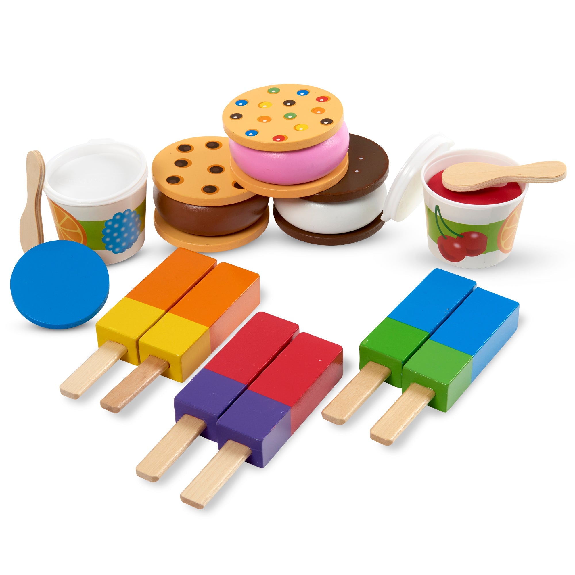Melissa & Doug Frozen Treats Play Set 24 Pieces