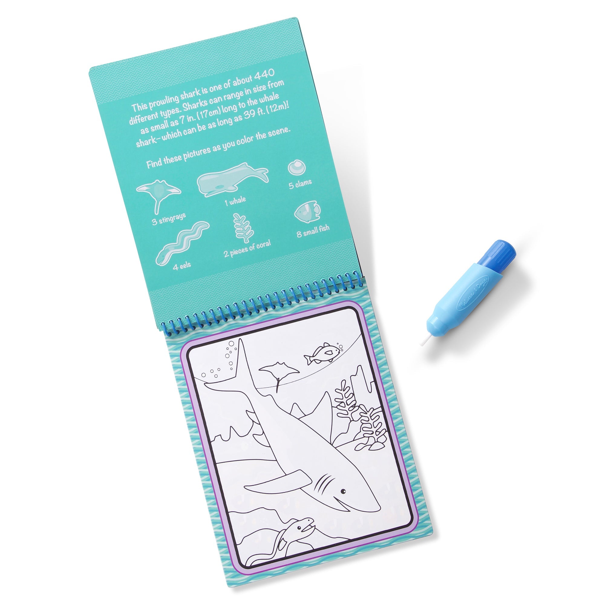 Melissa & Doug Water Wow! Under The Sea Water Reveal Pad