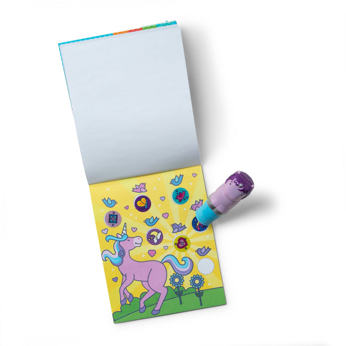 Melissa & Doug Sticker WOW! Activity Pad & Sticker Stamper Purple Unicorn