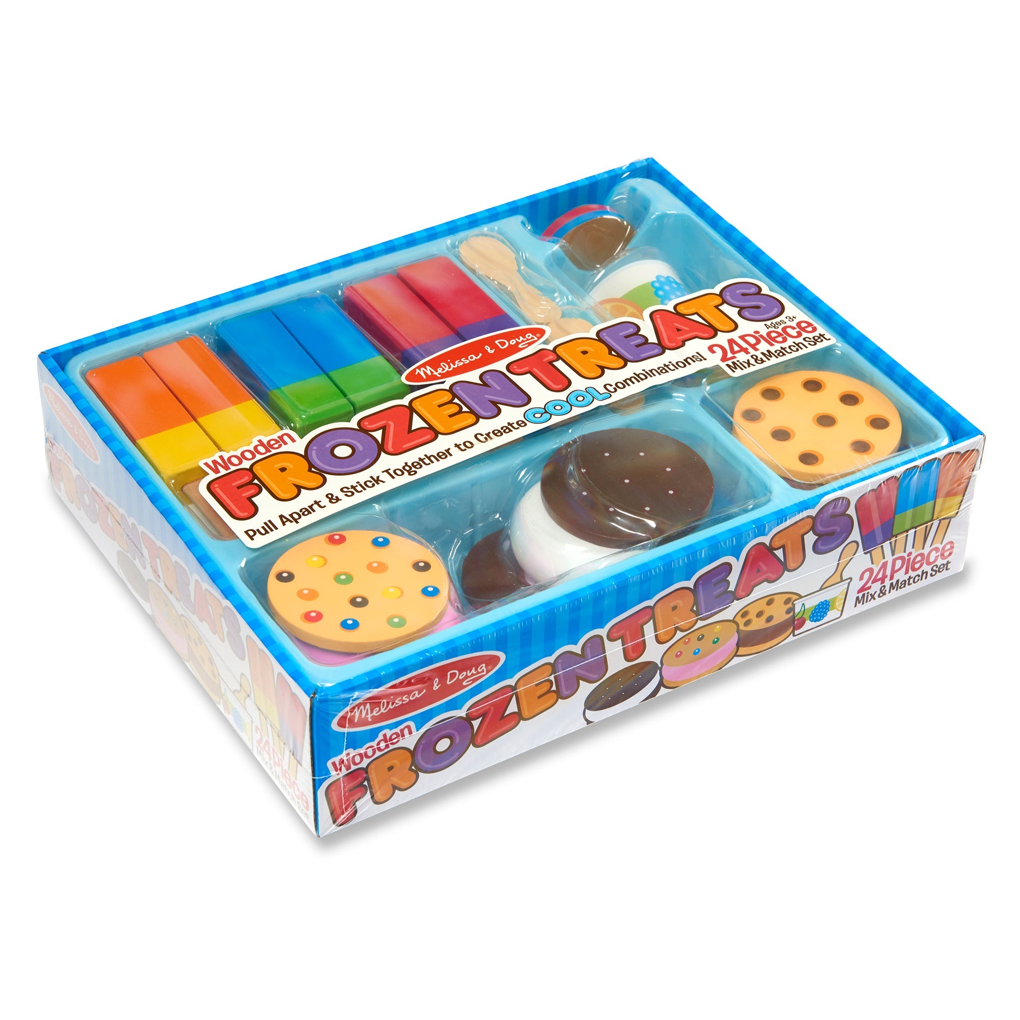 Melissa & Doug Frozen Treats Play Set 24 Pieces