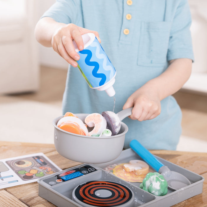 Melissa & Doug Simmer & Stir Stove Top Play Set